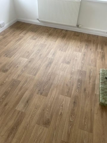 Warm oak plank vinyl