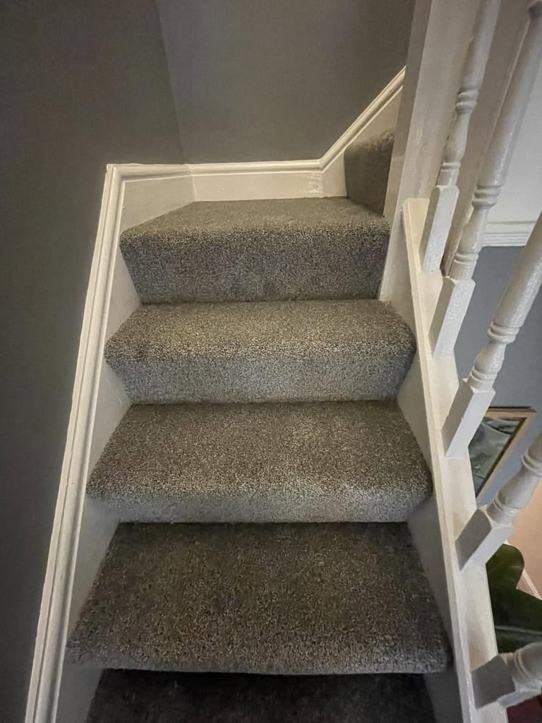Charcoal twist staircase