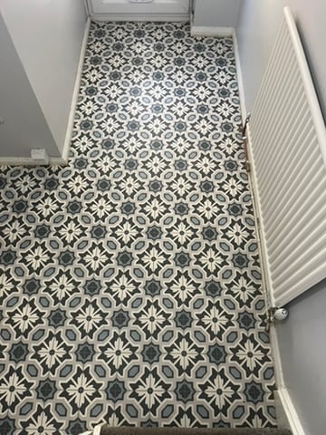 Victorian pattern vinyl